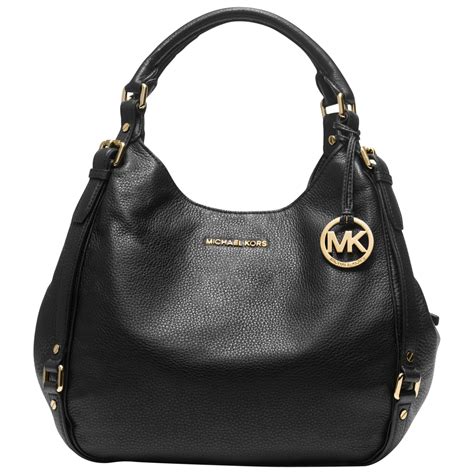 amazon black michael kors handbag|Michael Kors black leather tote.